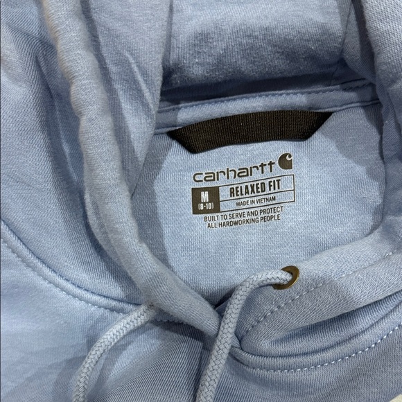 NWOT Women’s Carhartt Light Blue Hoodie - Picture 2 of 7